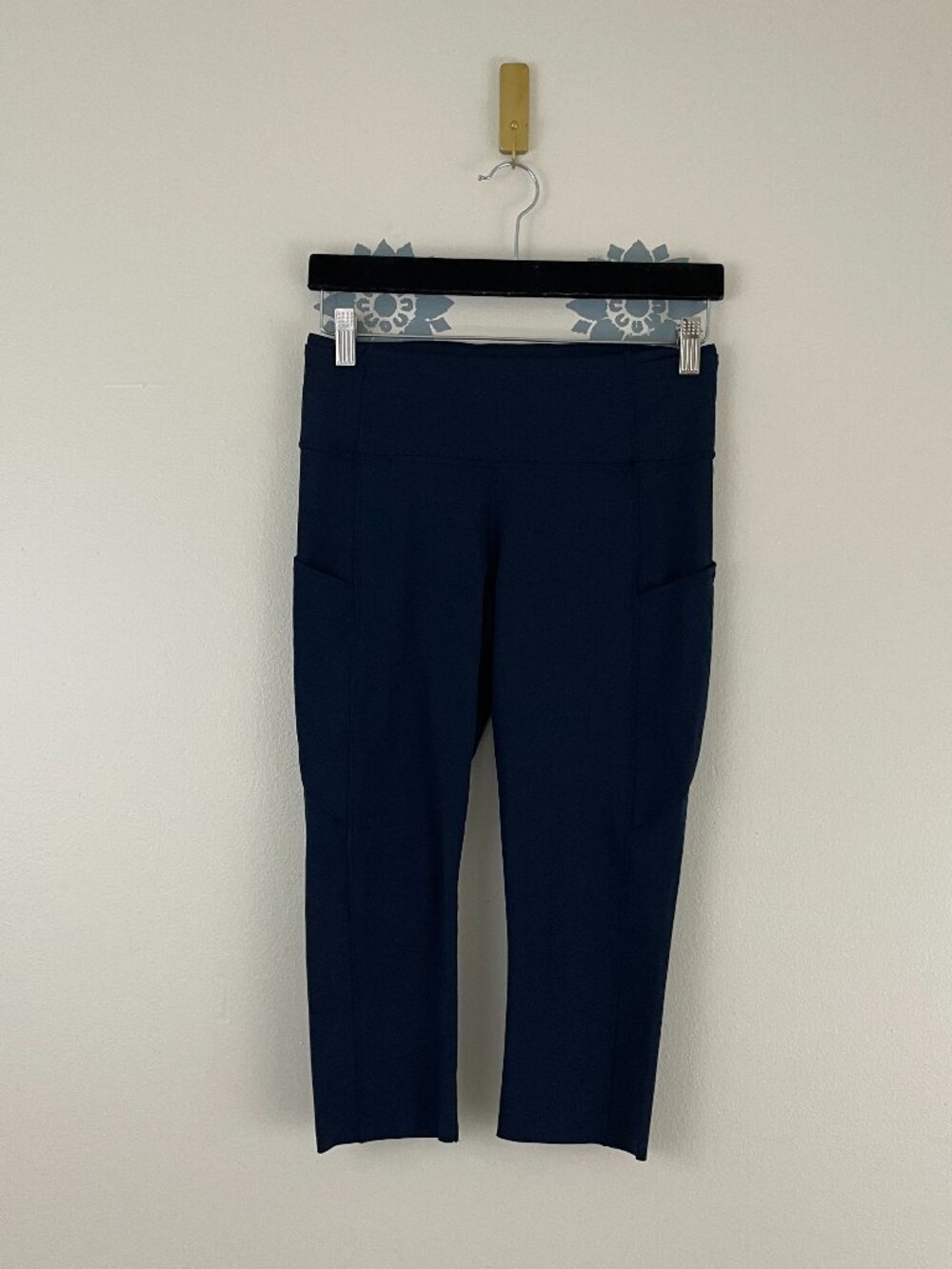 Lululemon Fast and Free Crop II 19" *Non-Reflective True Navy Size 8